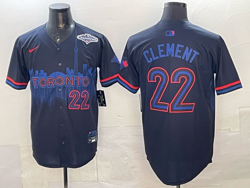 Men Toronto Blue Jays #22 Clement Black 2026 Nike Game MLB Jersey 004->toronto blue jays->MLB Jersey